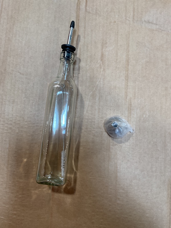 Photo 1 of LavoHome Single Italian Glass Olive Oil Dispenser Bottle