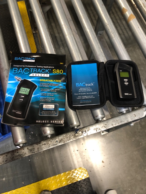Photo 1 of ***Unable to test*** BACtrack S80 Breathalyzer | Professional-Grade Accuracy | DOT & NHTSA Approved | FDA 510(k) Cleared | Portable Breath Alcohol Tester for Personal & Professional Use