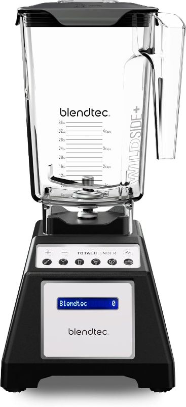 Photo 1 of ***Stock photo is a similar item, not exact*** Blendtec Total Classic Original Blender - WildSide+ Jar (90 oz) - Professional-Grade Power - 6 Pre-programmed Cycles - 10-speeds 