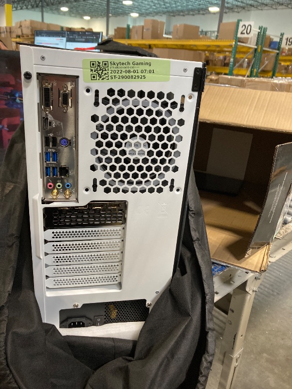 Photo 1 of Skytech Gaming Skytech Archangel Gaming PC Desktop – Intel Core i5 12400F 2.5 GHz, RTX 3060, 1TB NVME SSD, 16G DDR4 3200, 600W Gold PSU, AC Wi-Fi, Windows 11 Home 64-bit