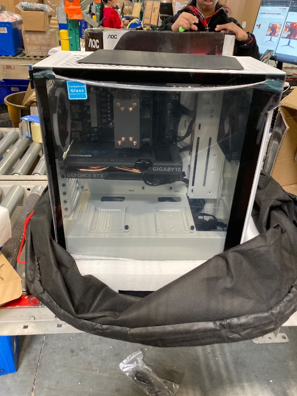 Photo 1 of Skytech Gaming Skytech Archangel Gaming PC Desktop – Intel Core i5 12400F 2.5 GHz, RTX 3060, 1TB NVME SSD, 16G DDR4 3200, 600W Gold PSU, AC Wi-Fi, Windows 11 Home 64-bit