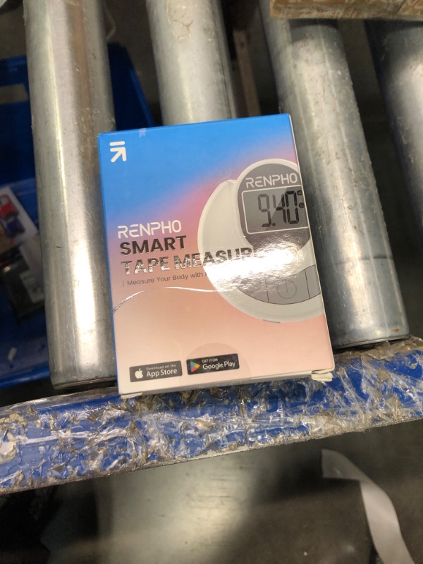 Photo 1 of RENPHO Body Measuring Tape, Bluetooth Smart Tape Measure with Lock Hook & Retractable Function, Accurate Body Fat Measurement Device for Weight Loss, Muscle Gain, Fitness Bodybuilding, 60in /150cm