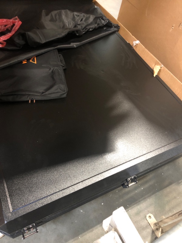 Photo 1 of Sanhima Rooftop Tent Hard Shell - Hotham Overland Aluminium Roof Top Tent w/Larger Space, LED Strip Light & Skyview Window, 2.6” Thick Mattress, for Car SUV Truck Camping, 2-3 People Tent