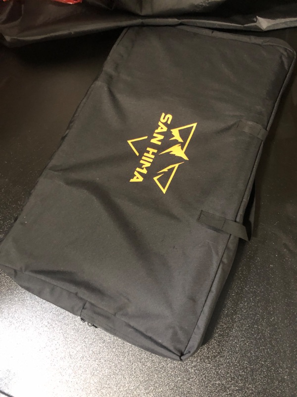 Photo 1 of Sanhima Rooftop Tent Hard Shell - Hotham Overland Aluminium Roof Top Tent w/Larger Space, LED Strip Light & Skyview Window, 2.6” Thick Mattress, for Car SUV Truck Camping, 2-3 People Tent