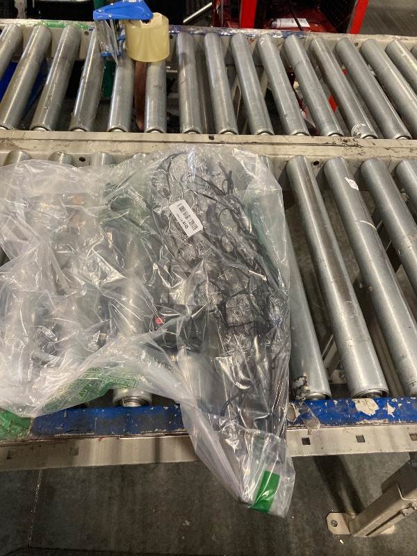 Photo 1 of Solar Christmas Pathway Lights, 4 Pack Artificial Tree Snowflake Stake Lights, Waterproof Christmas Decorations for Yard Garden Patio Party Winter Decor (Warm White)