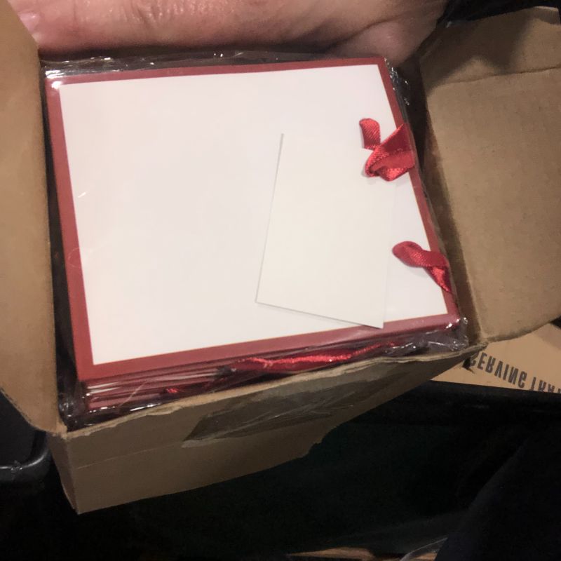 Photo 3 of ***USED***Yeaqee 50 Pcs Mini Metallic Paper Gift Bags with Handles 4x2.75x4.5'' Tiny Small Gift Bags with Thank You Tag for Thanksgiving Day Christmas Fall Holiday Wedding Bridesmaid(White, Deep Red)