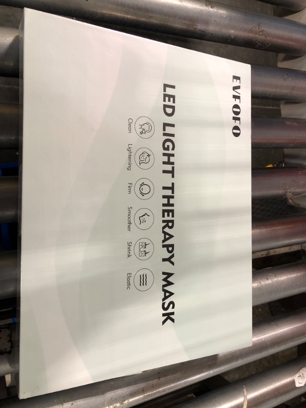 Photo 2 of ** factory sealed*** Red Light Therapy Mask for Face, Led Face Mask Light Therapy At Home, 7 Colors LED Face Mask Light Therapy, Active Near-GREEN