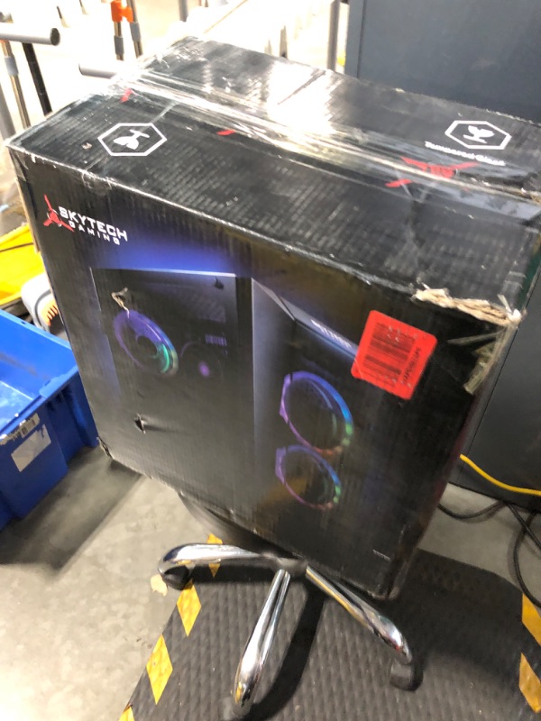 Photo 1 of Skytech Gaming Blaze II Gaming Computer PC Desktop - Intel Core-i5 10400F 2.9GHz, GTX 1660 Super 6G, 500GB SSD, 16GB DDR4 3200, RGB, AC WiFi, Windows 10