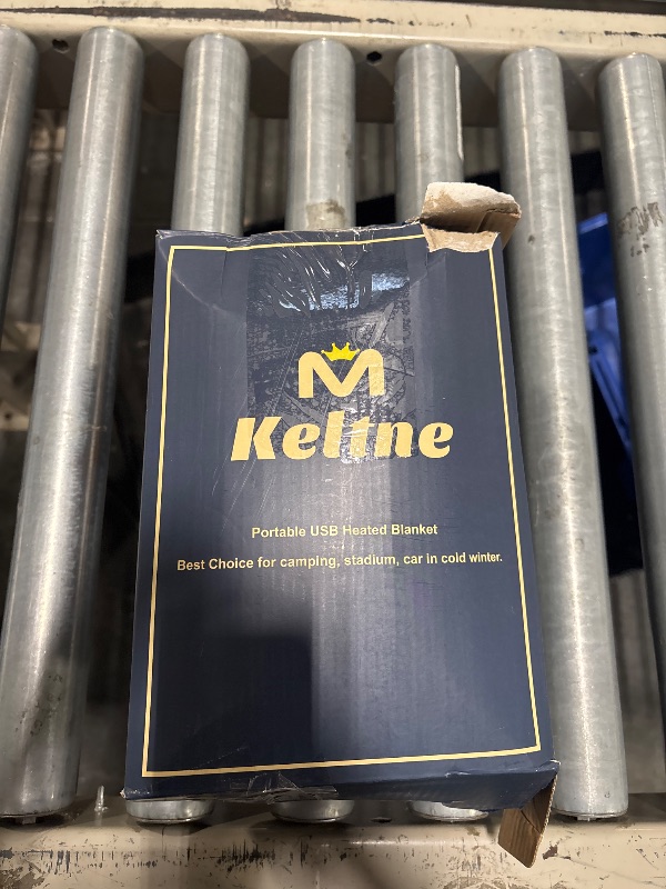 Photo 1 of Portable Cordless Heated Blanket for Stadium, Rechargeable USB Heated Throw Blanket for Outdoor, 3 Heat Settings Electric Heated Blanket for Office, Camping, 58”x 38” (Battery Pack Not Included)