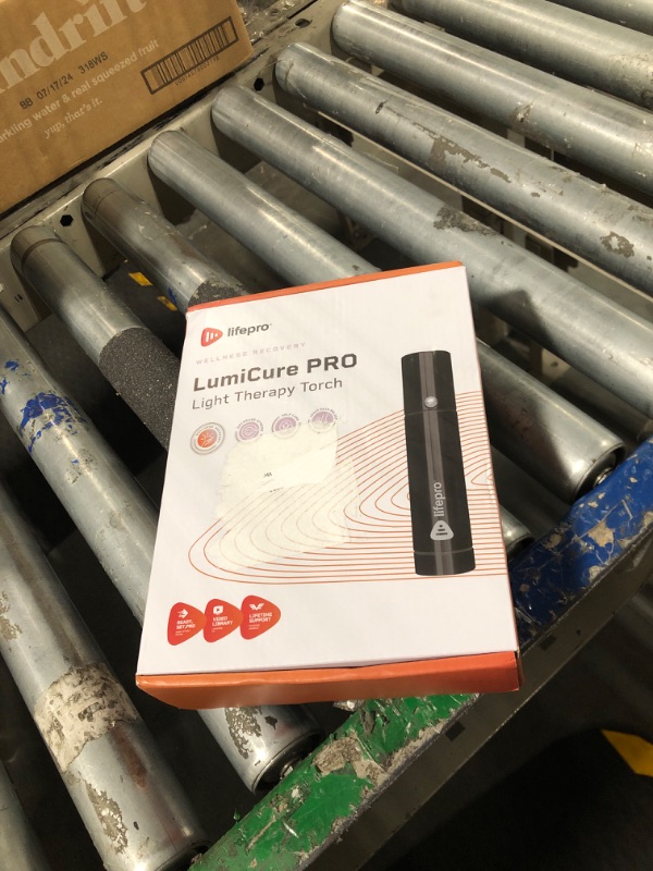Photo 1 of LifePro Portable Infrared & Red Light Therapy for Body & Face - Powerful Torch in a Pocket Size - Red Light Therapy Device, Use 3 wavelengths - Near Infrared Light Therapy for Body
