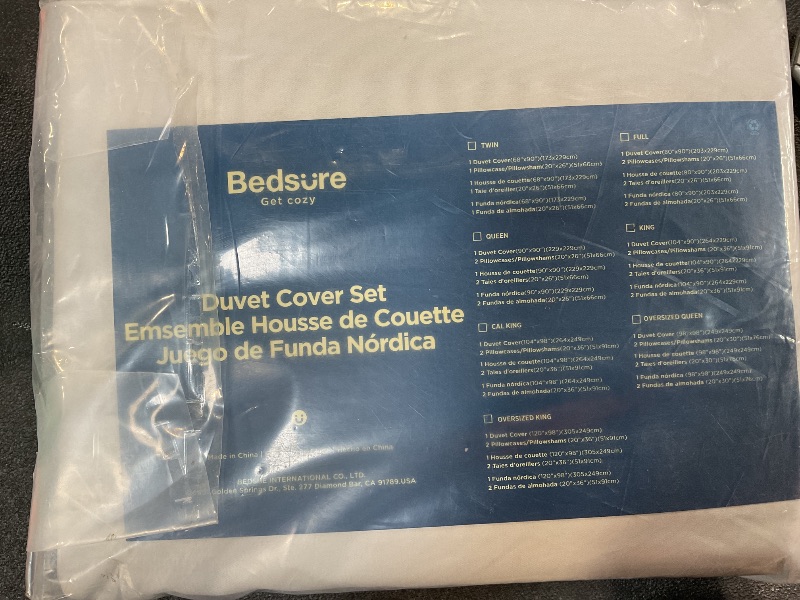 Photo 1 of Bedsure Duvet Cover King Size - Soft Prewashed King Duvet Cover Set