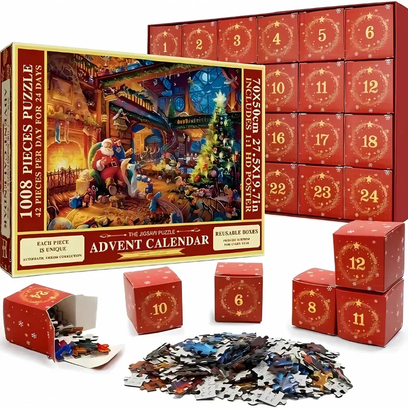 Photo 1 of Advent Calendar 2024 Christmas Jigsaw Puzzles
