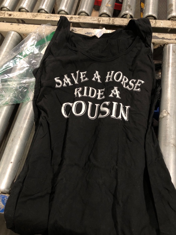 Photo 1 of ** XL***Save a Horse Ride A Cousin Hillbilly Redneck Southern Joke Tank Top