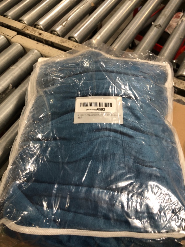 Photo 2 of ***USED***SUNNY HEAT Electric Blanket Full Size 72"x84" - Warm Flannel Heated Blanket with 4 Heating Levels & 10 Auto Off, Winter Comfort Aid Bedding, Teal