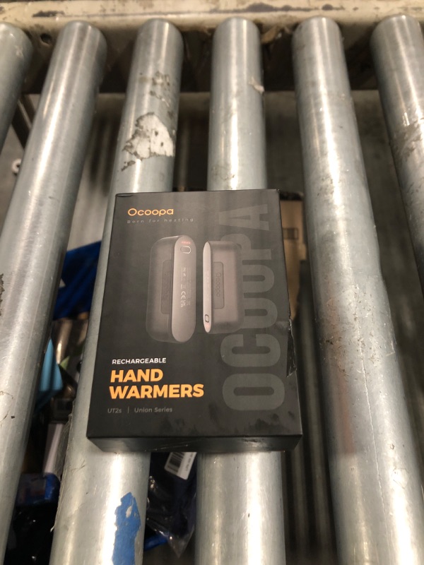 Photo 2 of ***USED***ONLY 1 NOT 2*****OCOOPA Hand Warmers Rechargeable 2 Pack, Magnetic Electric Handwarmer, 16 Hrs Warmth 4 Levels Heat Up to 145?, USB-C Portable Charger 10000mAh, Raynauds, Golf, Tech Gifts for Men, Union UT2s(MagTwins)