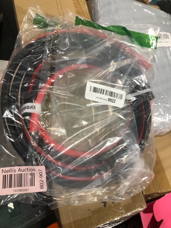 Photo 2 of 4 Gauge Wire - iGreely 10 FT Red & 10 FT Black 4 Gauge Tinned Copper Electrical Wire Cable for Car Audio Automotive Trailer Marine Harness Wiring 4AWG 10Ft