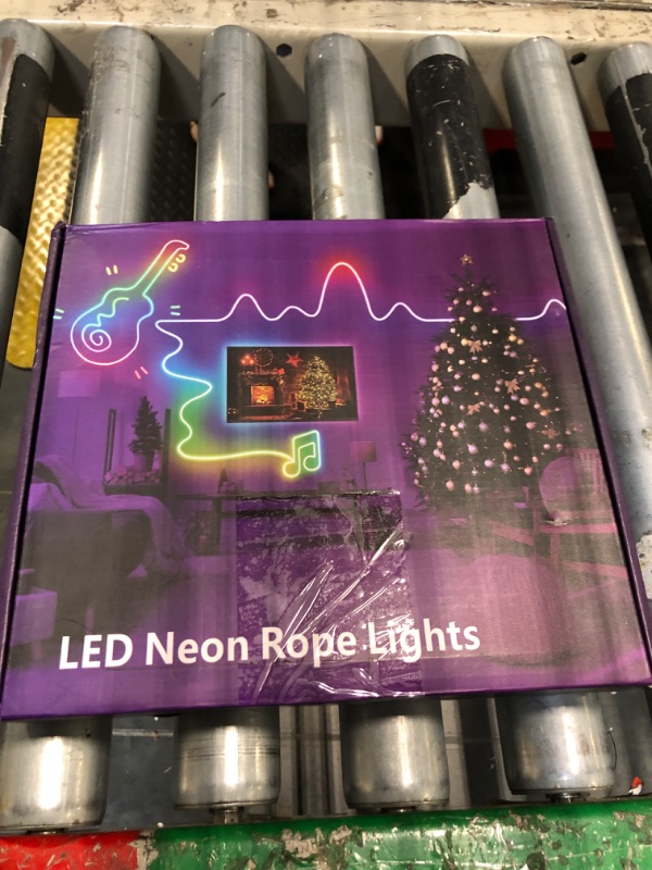 Photo 2 of 50Ft Neon Rope Lights,Flexible Led Rope Lights Control with App/Remote,Multiple Modes Rope Lights,IP65 Outdoor RGB Led Neon Lights Waterproof,Music Sync Gaming Led Neon Light Strip for Bedroom Decor1033808168
LPNRRIE5751470
