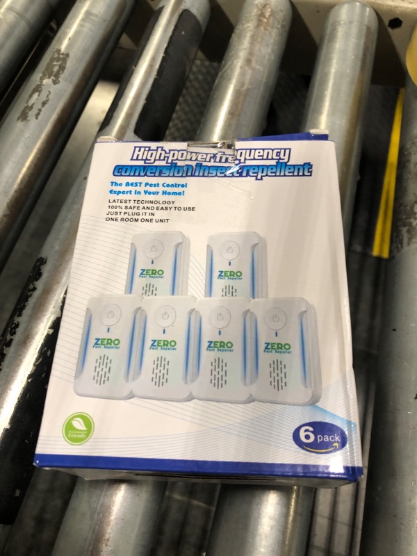 Photo 1 of 2024 Upgraded Version Ultrasonic Repeller Pest & Insect Indoor Repeller, Ultrasonic and Repellent for Roach, Rodent, Mouse, Bugs, Mosquito, Mice, Spider, Ant,3 Mode Switching,6 Packs