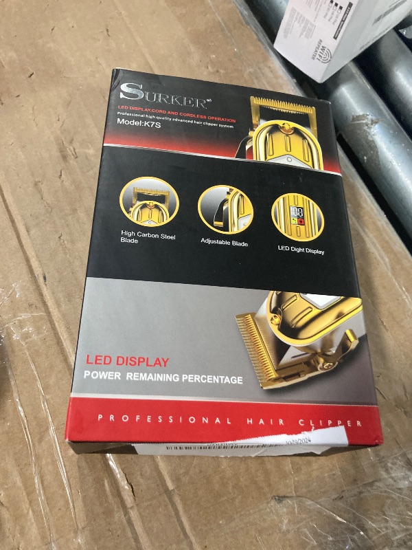 Photo 1 of *****PARTS ONLY**** SURKER Hair Clippers for Men Trimmer for Men Hair Trimmer Beard Trimmer Barber Hair Cut Grooming Kit Machine Professional Rechargeable Cordless Quiet