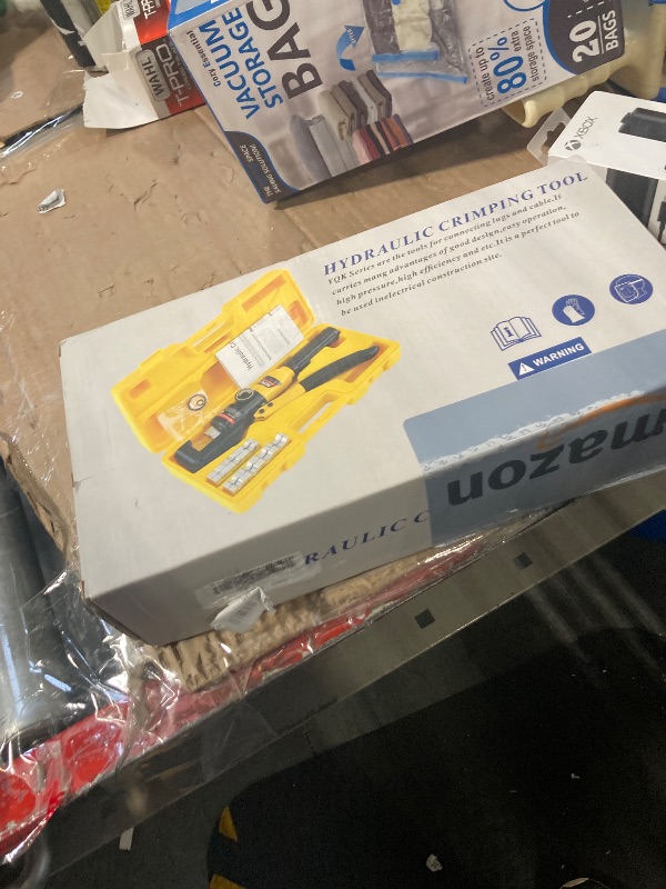 Photo 1 of 10 Tons Hydraulic Wire Battery Cable Lug Terminal Crimper Crimping Tool With 9 Pairs of Dies