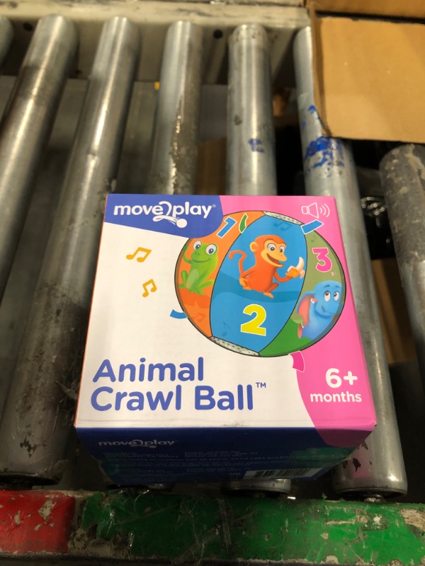 Photo 2 of Move2Play Interactive Animal Sounds Crawl Ball Toy for Babies and Toddlers, Baby Ball for Ages 6 Months to 1, 2 Year Old boy