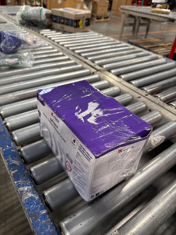 Photo 1 of Kidde  & Carbon Monoxide Detector, 10-Year Battery Powered, LED Warning Light Indicators, 4 Pack