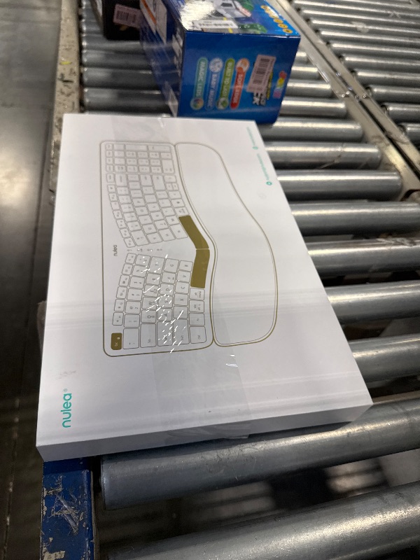 Photo 1 of Nulea RT05 Wireless Ergonomic Keyboard, Split Keyboard with Wrist Rest, USB-C Charging, 7-Color Backlight, Natural Typing, Bluetooth and USB Connectivity, Compatible with Windows,Mac