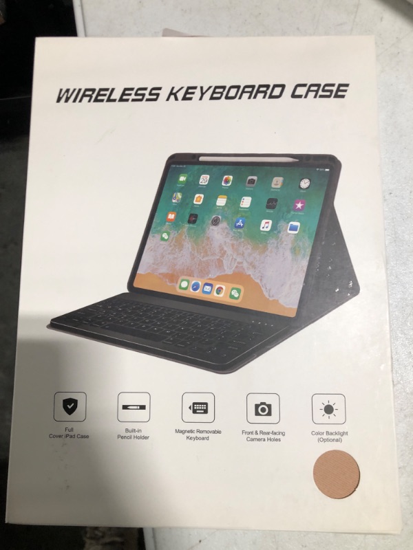 Photo 2 of 10.9 Inch iPad Air 4th Keyboard Case with Pencil Holder 2020