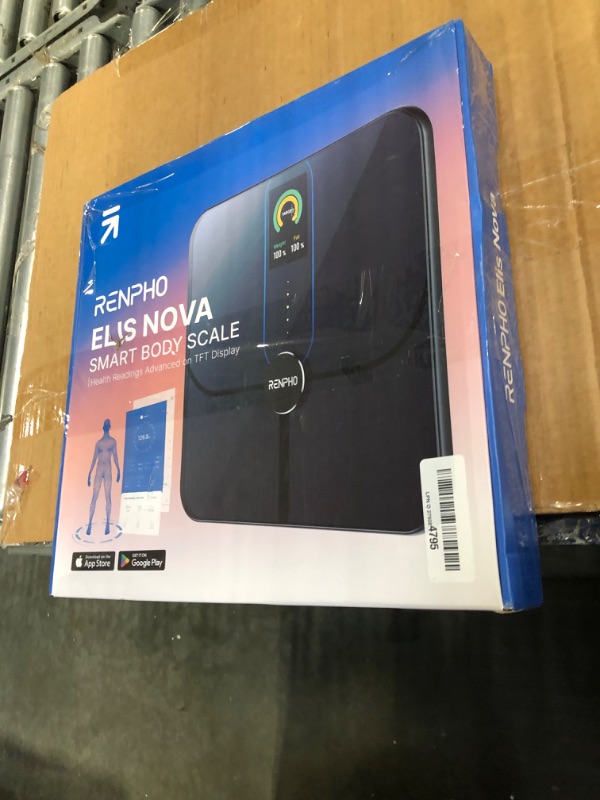 Photo 1 of RENPHO Smart Scale, Body Fat Scale with TFT LCD, FSA HSA Eligible Scale for Body Weight with 18 Metrics, Wi-Fi Scale with BMI, Body Fat, Muscle Mass, Rechargeable, Elis Nova