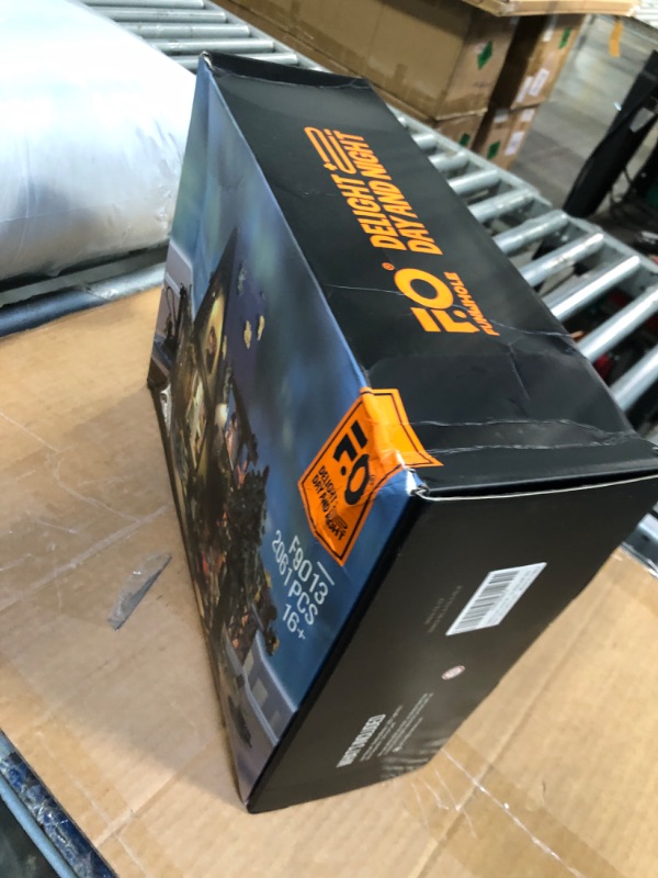 Photo 1 of FUNWHOLE A-Frame Cabin Lighting Building Bricks Set - 2061 PCS Adult Construction Building Model Set for Adults and Teen