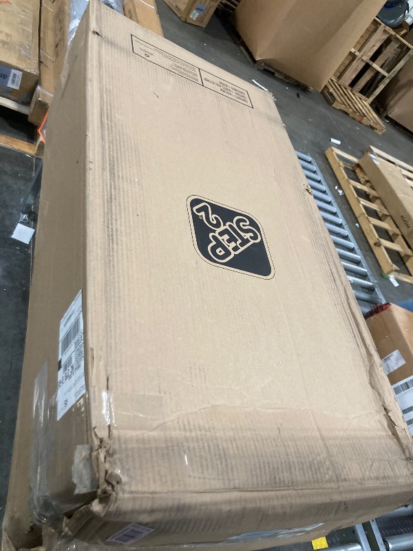 Photo 1 of Step2 Atherton Reserve Storage Mailbox & Post, Extra Storage, Weather Resistant, Large Outdoor Mailboxes, Made of Durable Plastic, Easy to Install, Flag Included, Onyx Black