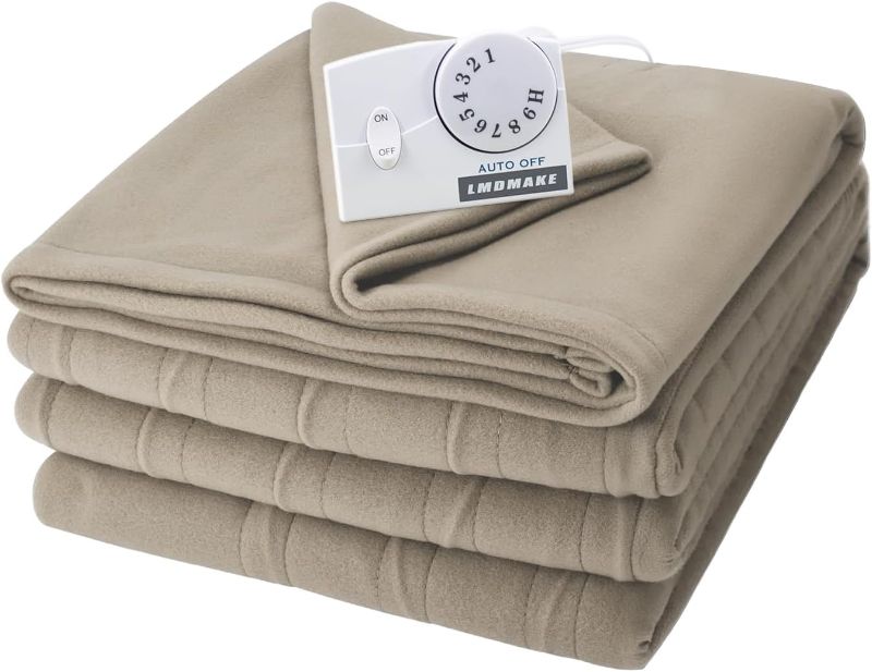 Photo 1 of 50x60 inch polyester electric blanket***STOCK IMAGE, SIMILAR ITEM/ COLOR MAY VARY***