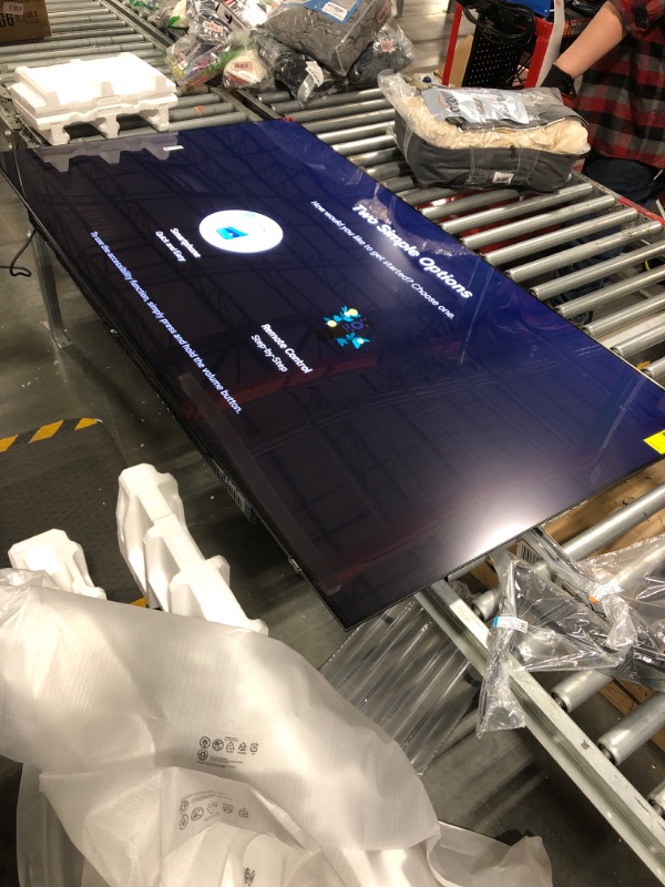 Photo 1 of ***new, just open for test*** SAMSUNG 65-Inch Class OLED 4K S90D Series HDR+ Smart TV w/Dolby Atmos, Object Tracking Sound Lite, Motion Xcelerator, Real Depth Enhancer, 4K AI Upscaling, Alexa Built-in (QN65S90D, 2024 Model)
