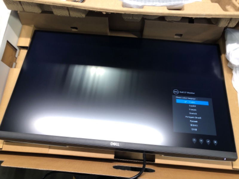 Photo 3 of ***new, just open for test*** DELL 27 4K USB-C Monitor - S2722QC - 68.5cm (27") S2722QC, 68.6, 0DELL-S2722QC, 1037364 (- 68.5cm (27) S2722QC, 68.6 cm (27), 3840 x 2160 Pixels, 4K Ultra HD, LCD, 4 ms, Grey)