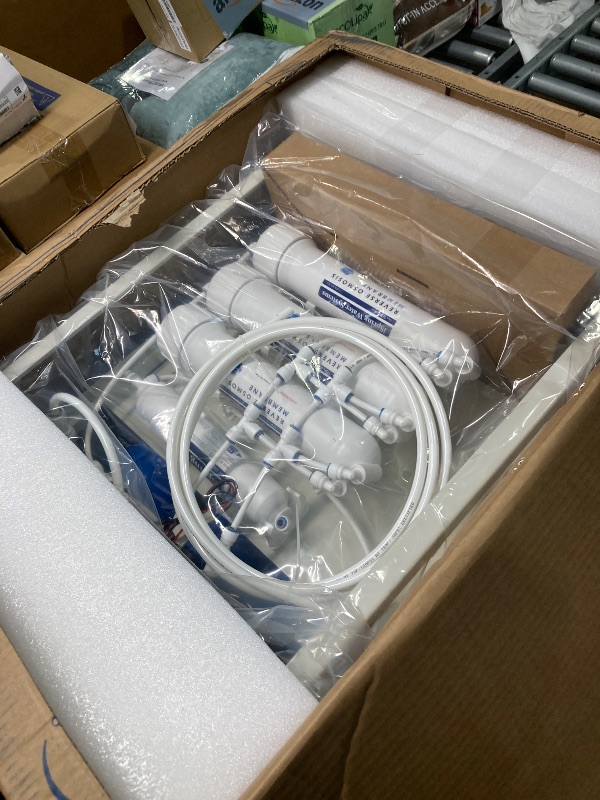 Photo 1 of iSpring RCB3P Reverse Osmosis RO Water Filtration System, 300 GPD, Tankless, for Residential and Light Commercial Usage,TDS Reduction, with Booster Pump and Pressure Gauge