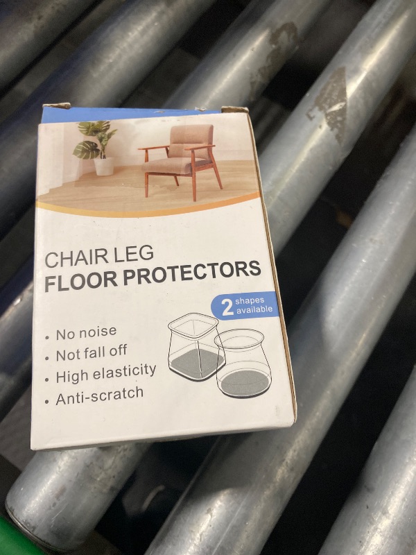 Photo 2 of 24 Pcs Chair Leg Floor Protectors for Hardwood Floors Silicone Covers to Protect Wood Tile Floors Scratches Felt Pads Furniture Leg Caps No Noise (Fit:0.9"-1.29")