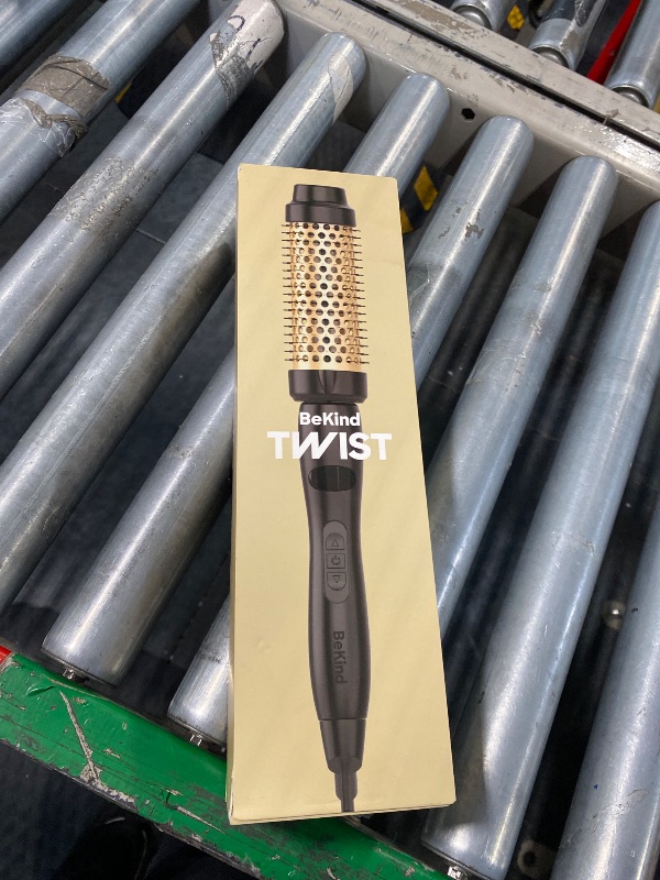 Photo 1 of Bekind Twist Pro Thermal Brush - 1.5 Inch Versatile Heated Round Brush, Hot Air Brush Dryer, Effortless Blowout Curling Hair Styling Tools, Negative Ion Blow Out Hot Round Brush, 20s Heats (Black)