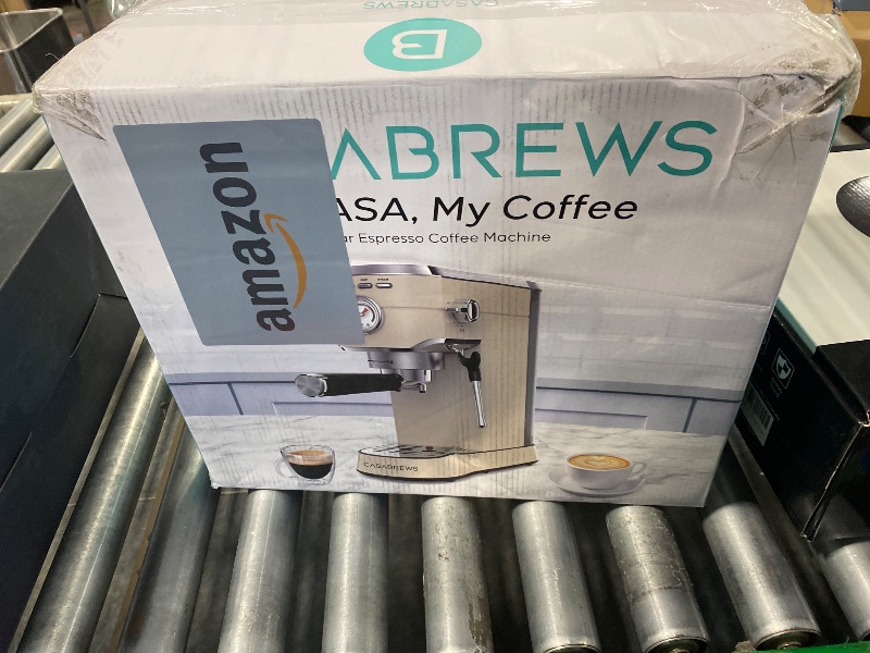 Photo 2 of *****PRICE DROP, FINAL SALE!!!!!!!!!*****
CASABREWS Espresso Machine 20 Bar, Espresso Maker with Milk Frother Steam Wand, Stainless Steel Espresso Coffee Machine with 34oz Removable Water Tank, Creamy

