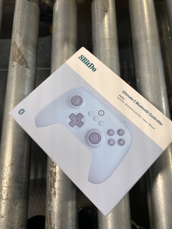 Photo 2 of 8Bitdo Ultimate C Bluetooth Controller for Switch with 6-axis Motion Control and Rumble Vibration (Blue)