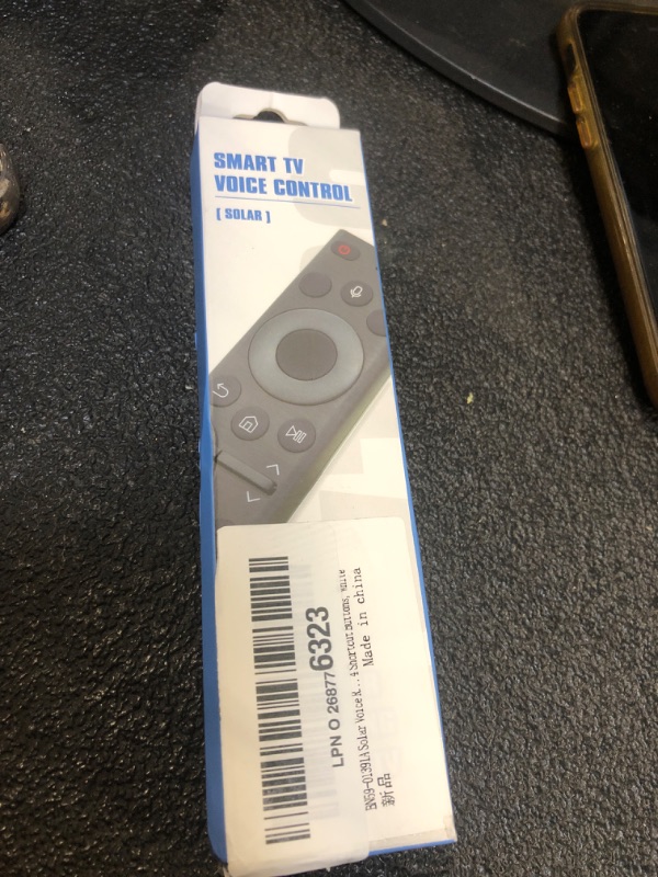 Photo 1 of BN59-01391A Solar Voice Remote Replacement for Samsung Frame TV Remote with Bluetooth Rechargeable Solar Cell, Compatible with Samsung 2021-2023 Neo LED Smart 4K Ultra HD TV, 4 Shortcut Buttons, White