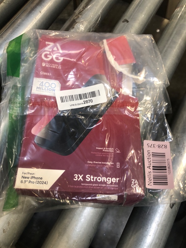 Photo 1 of ZAGG Glass+ Screen Protector for iPhone 16 Pro Max – 3X Stronger Tempered Glass with Reinforced Edges
