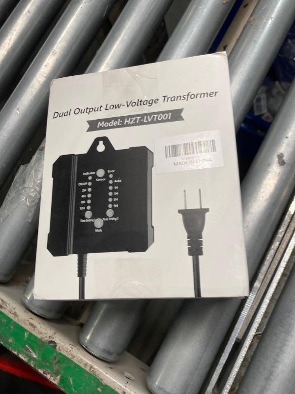 Photo 2 of 100W Low-Voltage Transformer, PTGVCTA Low Voltage Landscape Transformer with Timer & Photocell Sensor, 120V AC to 12V DC, Waterproof Dual Output Power Supply with 4 U-Type Connectors & 2 Connectors