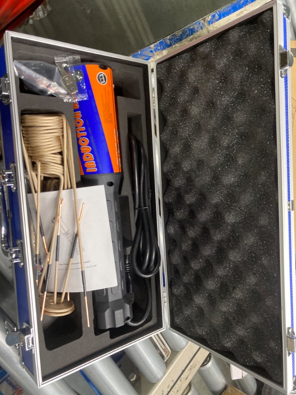 Photo 1 of Magnetic Induction Heater Kit,Induction Heater Bolt Removal,1100W 110V Hand Held Induction Bolt Removal Tool For Rusty Screw Removing with 10 Coils and Box