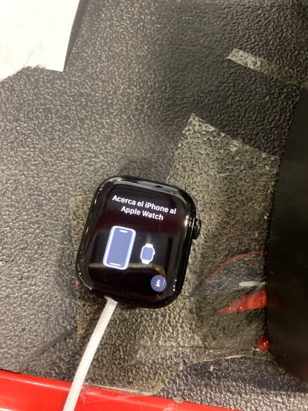 Photo 1 of Apple Watch Series 10 [GPS 42mm case] Smartwatch with Jet Black Aluminium Case with Black Sport Band - M/L. Fitness Tracker