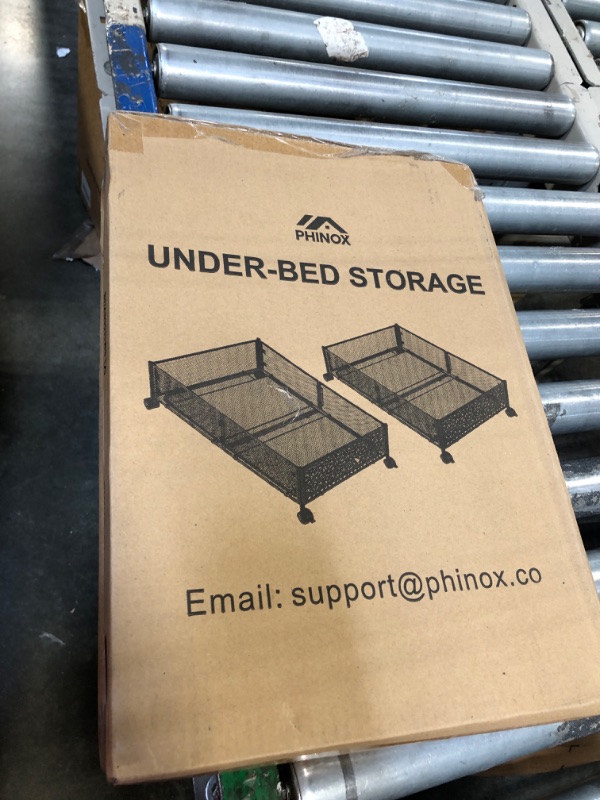 Photo 1 of Under Bed Storage, Under the Bed Storage Containers with Wheels, Under Bed Shoe Storage Organizer Drawer for Bedroom Clothes Shoes Blankets -Pink