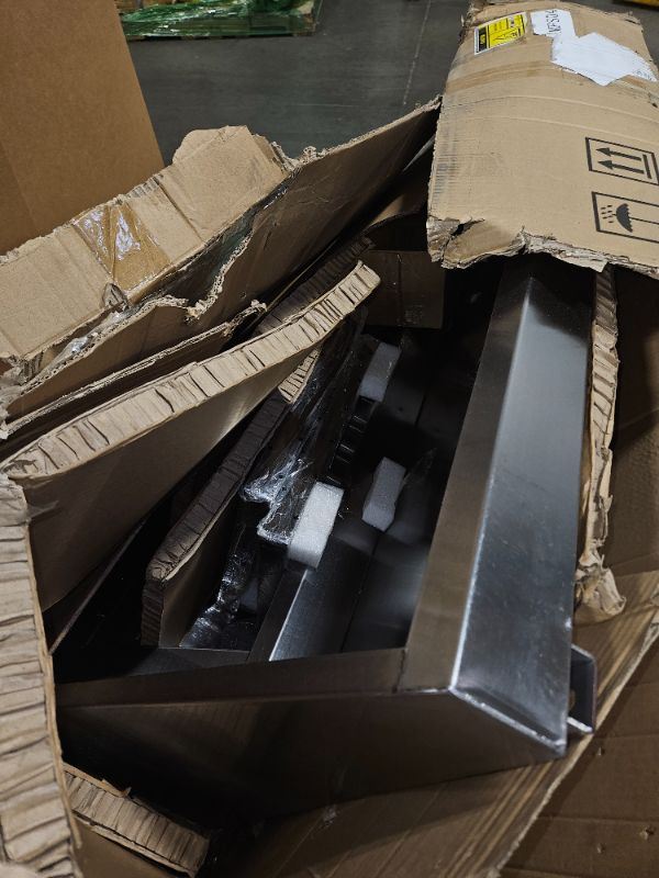 Photo 1 of Commercial Exhaust Hood 4 FT Stainless Steel Concession Trailer Hood with 2 Removable Hood Filters, Grease Cup and Hood Light, Rust Resistant Vent Hood for Restaurant Commercial Kitchen, NSF Listed