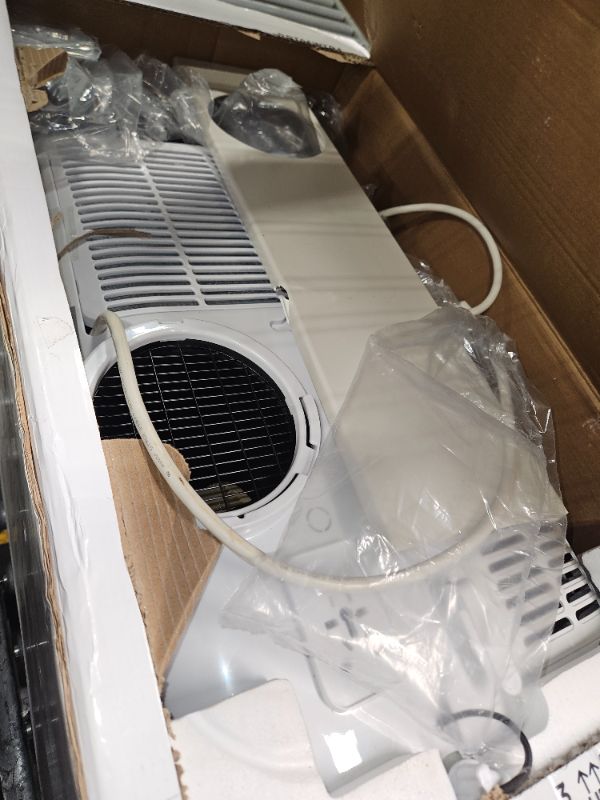 Photo 1 of **USED**
BLACK+DECKER Portable Air Conditioner, 5,000 BTU SACC/CEC (8,000 BTU ASHRAE 128) for Rooms Up To 350 Sq. Ft., Portable AC with Full Function Remote Control & Window Kit, BPT05WTBA, White