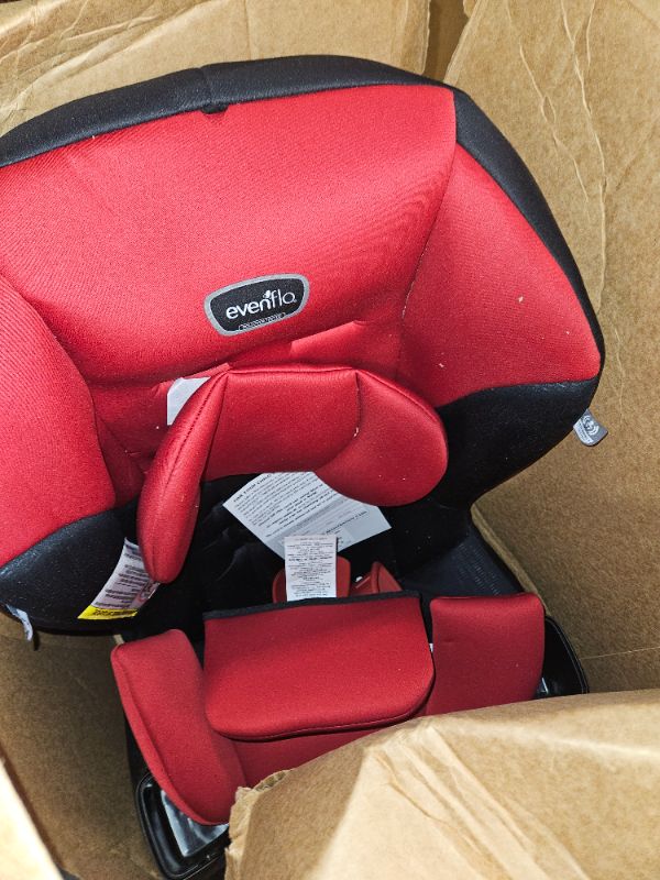 Photo 2 of **USED**
 Evenflo Sonus 65 Convertible Car Seat, Rocco Red