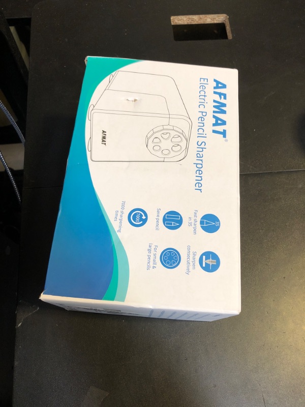 Photo 1 of Electric Pencil Sharpener Heavy Duty, 6 Holes, Auto Stop AFMAT Pencil Sharpeners for School, Classroom Electric Sharpener for 6-11mm Pencils, 7000 Sharpening Times, Do not Eat up Colored Pencils