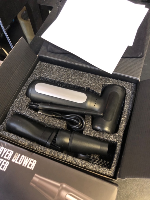 Photo 1 of HELIZHAI Compressed-air-Duster-Turbo-Fan-Mini-Blower- Electric air dusters-no can of air-Replace Canned Duster-car Dryer Jet Fan-car air Blower-Cleaning Kits-Keyboard Cleaner-pc dusters for Cleaning